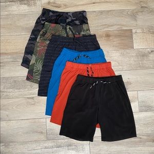 6 Pairs Old Navy Boys Built-in Flex Shorts XL
